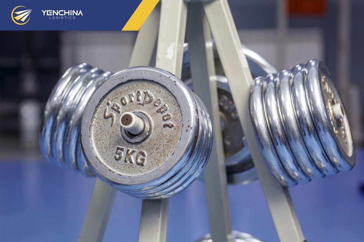 Nhóm tạ là hàng nặng, cước tính theo cân thật nên cần nhập đủ số lượng để chia chi phí