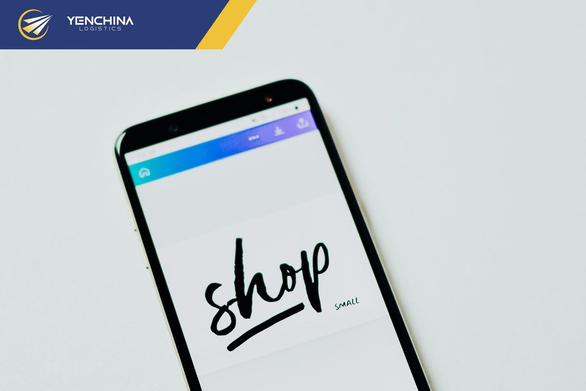 Đặt hàng từ nhiều shop trên app điện thoại trước khi gom kiện tại kho
